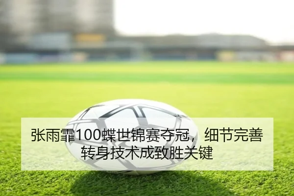 张雨霏100蝶世锦赛夺冠，细节完善转身技术成致胜关键
